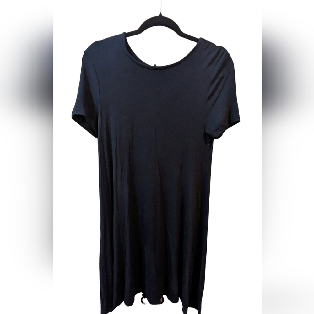 The Royal Standard Navy Blue T Shirt Dress Women's Size Small